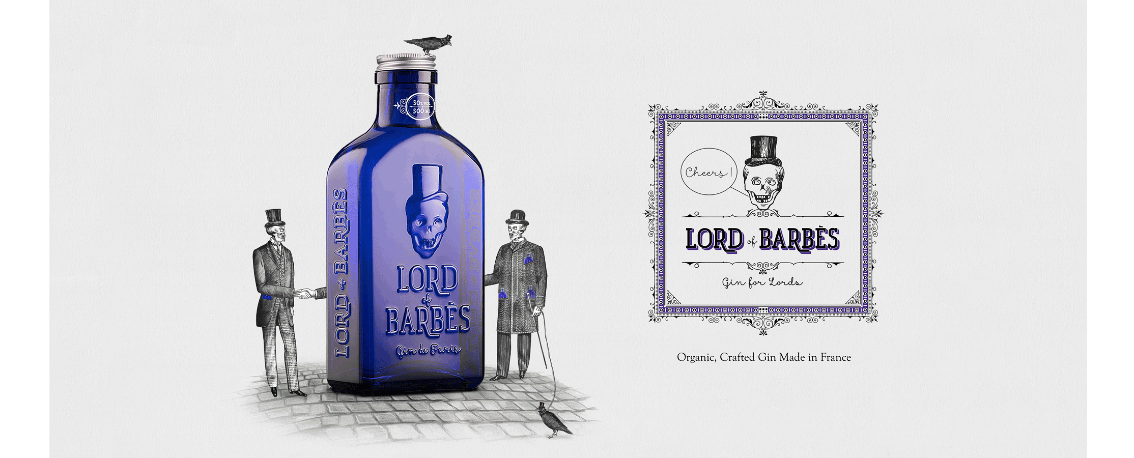 COFFRET GIN LORD OF BARBES 0.50 + CONCENTRE